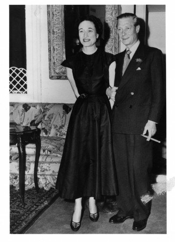The Duke and Duchess of Windsor meet the press, 1948